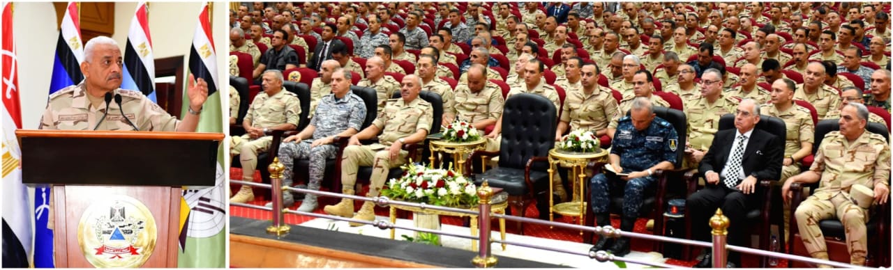 أخبار مصر والعالم لحظة بلحظة - الفريق أول عبد المجيد صقر يلتقى عدداً من قادة وضباط القوات المسلحة بقيادة المنطقة المركزية العسكرية