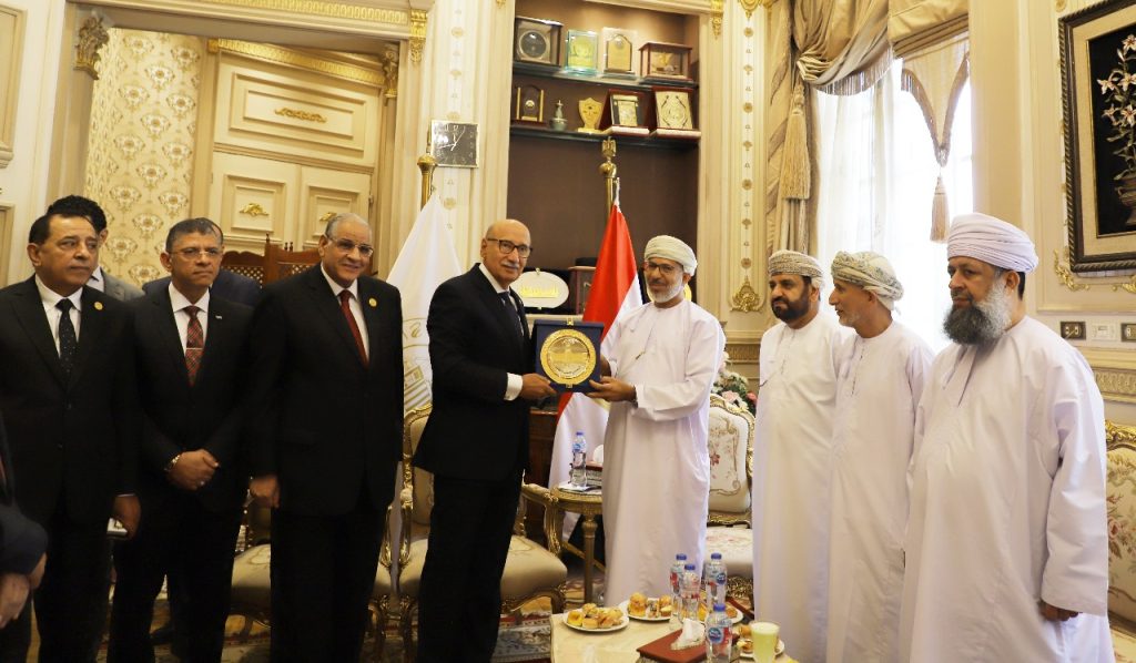 محطة مصر نيوز - رئيس محكمة النقض يستقبل وفداً قضائياً من سلطنة عمان