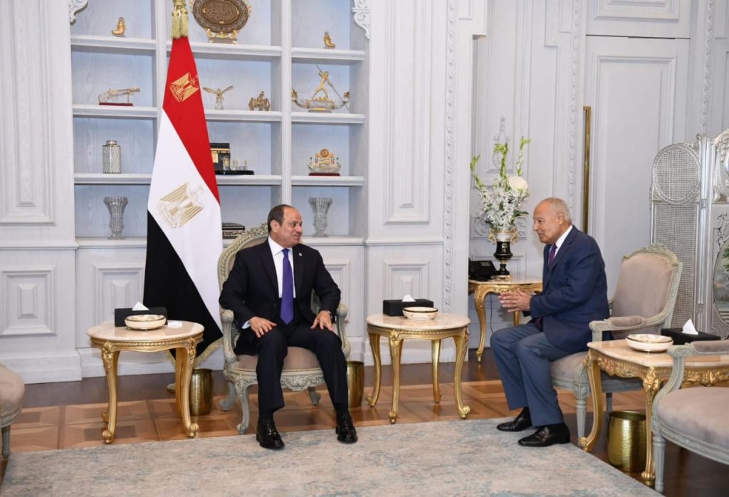 أخبار مصر والعالم لحظة بلحظة - السيسي وأمين عام جامعة الدول العربية يناقشان تطورات الأوضاع في غزة والضفة الغربية
