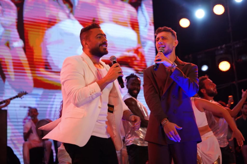 كامل العدد.. تامر حسني والشامي يشعلان حفلهما بمهرجان مراسي “ليالي مراسي أخبار مصر - كامل العدد.. تامر حسني والشامي يشعلان حفلهما بمهرجان مراسي "ليالي مراسي