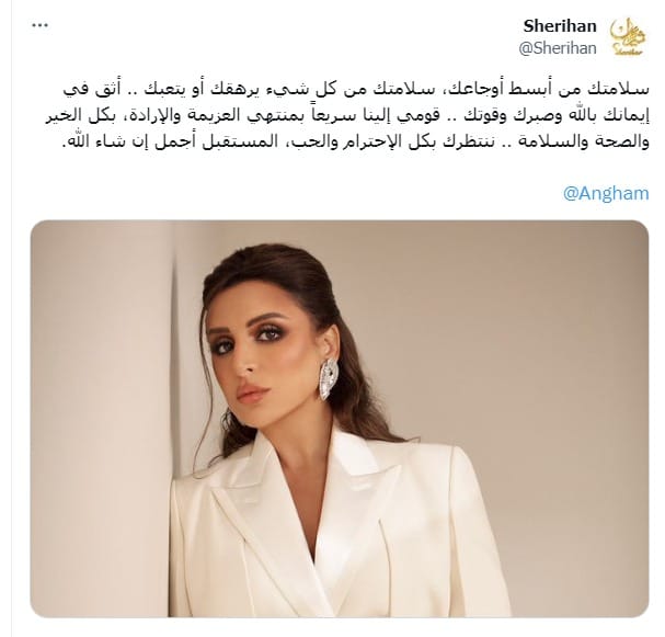 محطة مصر نيوز - "شريهان لأنغام: نثق في قوتك.. وقلوبنا معك دائمًا"