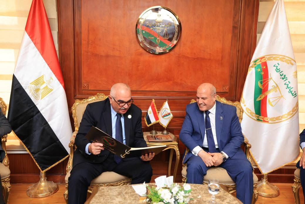 أخبار مصر - رئيس هيئة النيابة الإدارية يستقبل رئيس قضايا الدولة