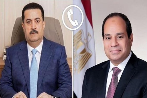 الرئيس السيسي يبحث مع رئيس الوزراء العراقي سُبل تعزيز العلاقات بين البلدين أخبار مصر والعالم لحظة بلحظة - الرئيس السيسي يبحث مع رئيس الوزراء العراقي سُبل تعزيز العلاقات بين البلدين