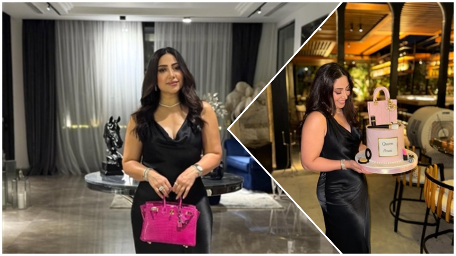 محطة مصر نيوز - بوسي تتألق في عيد ميلادها وتشارك جمهورها لحظات مميزة بإطلالة سوداء أنيقة