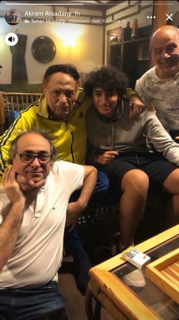 محطة مصر نيوز - عادل إمام يطل بعد غياب في أحدث ظهور مع أسرته
