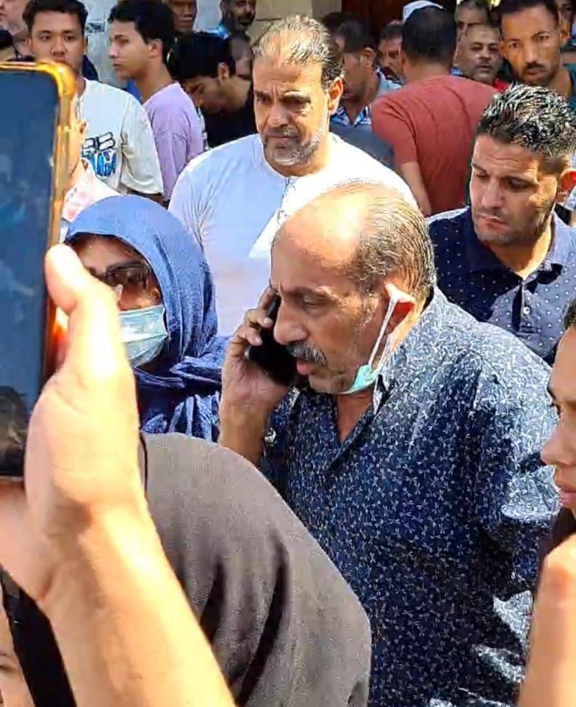 محطة مصر نيوز - أحمد صيام يتلقى عزاء شقيقته الراحلة نادية صيام بالمهندسين