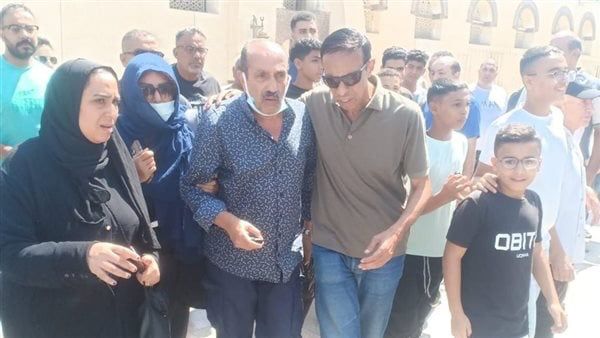 محطة مصر نيوز - أحمد صيام يتلقى عزاء شقيقته الراحلة نادية صيام بالمهندسين