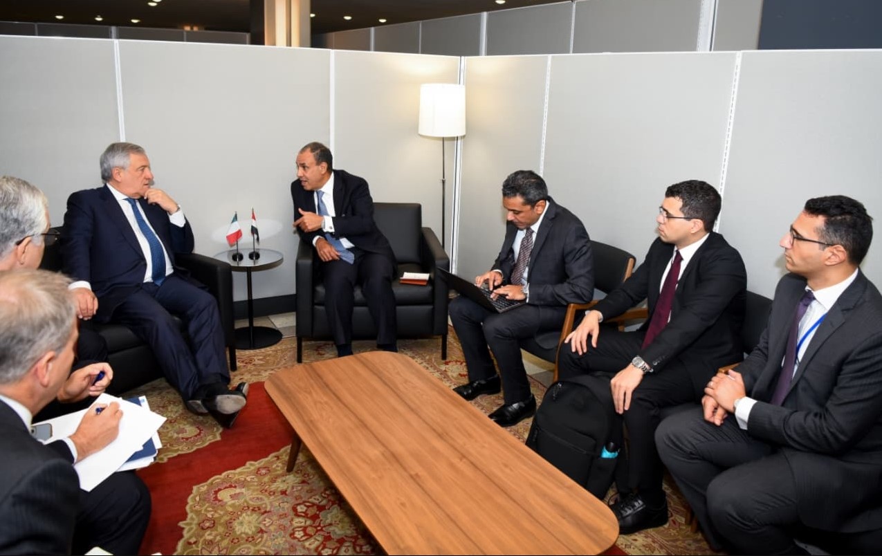 أخبار مصر - وزير الخارجية يلتقي مع نظيره الإيطالي على هامش أعمال الجمعية العامة للأمم المتحدة
