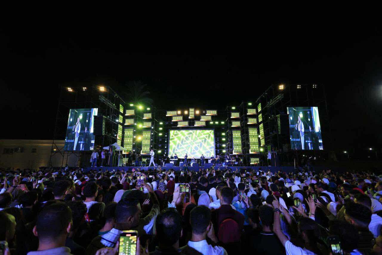 محطة مصر نيوز - رامي جمال وشيبه يحييون حفل ‎تخرج "خدمة اجتماعية" بالإسكندرية