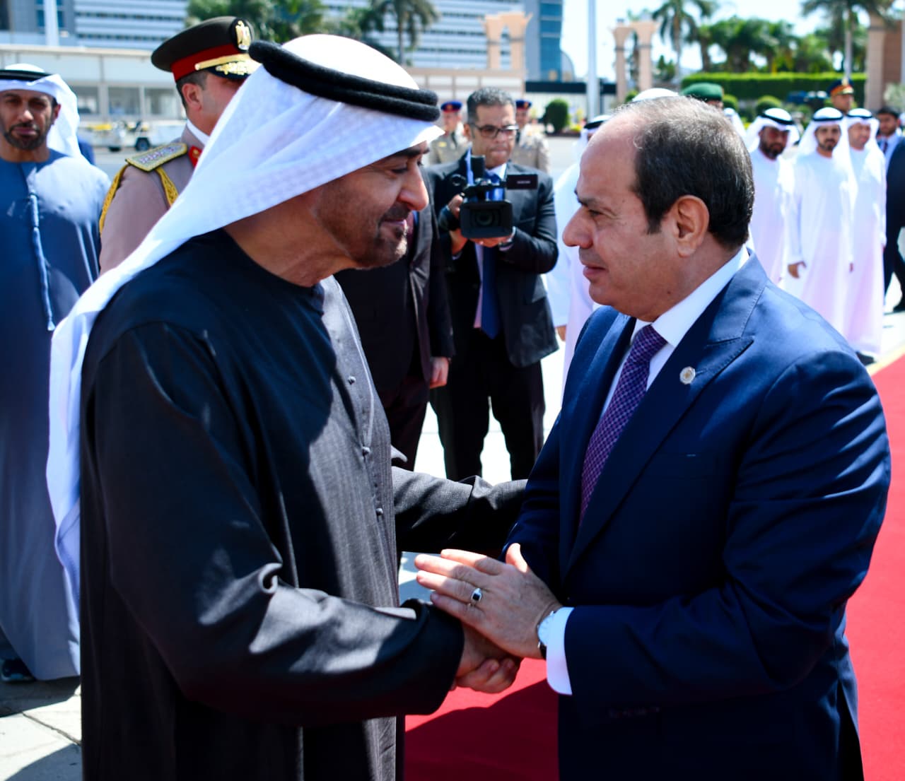 أخبار مصر - الرئيس عبد الفتاح السيسي يستقبل رئيس دولة الإمارات