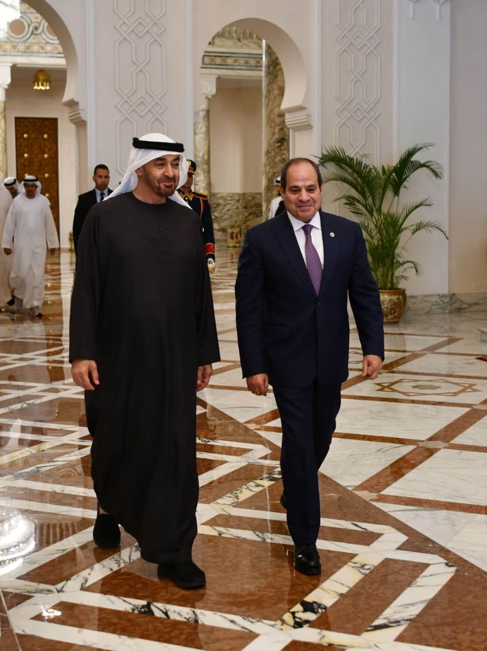 أخبار مصر - الرئيس عبد الفتاح السيسي يستقبل رئيس دولة الإمارات