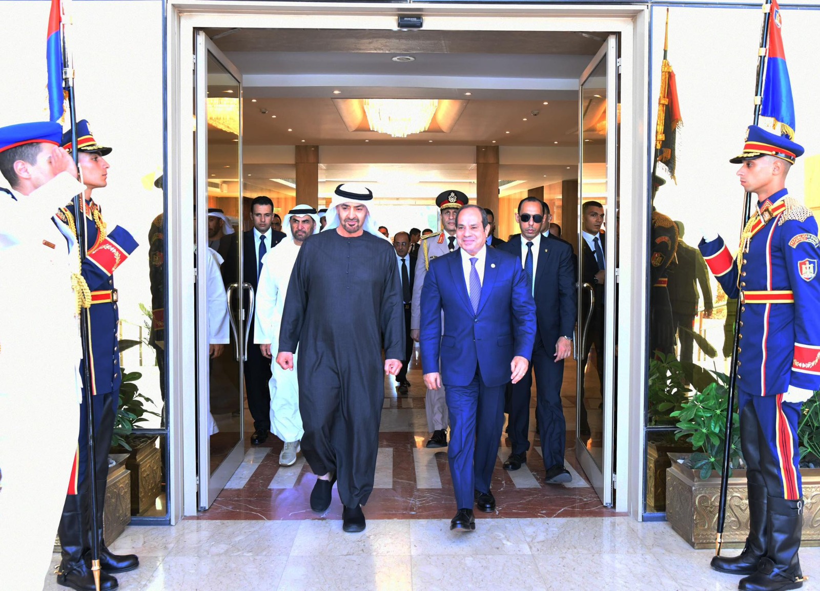 أخبار مصر - الرئيس عبد الفتاح السيسي يستقبل رئيس دولة الإمارات