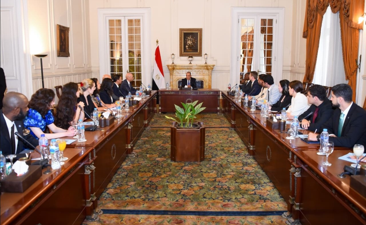 أخبار مصر - وزير الخارجية يلتقي المشاركين في برنامج زمالة «شفيق جبر» من مصر والولايات المتحدة