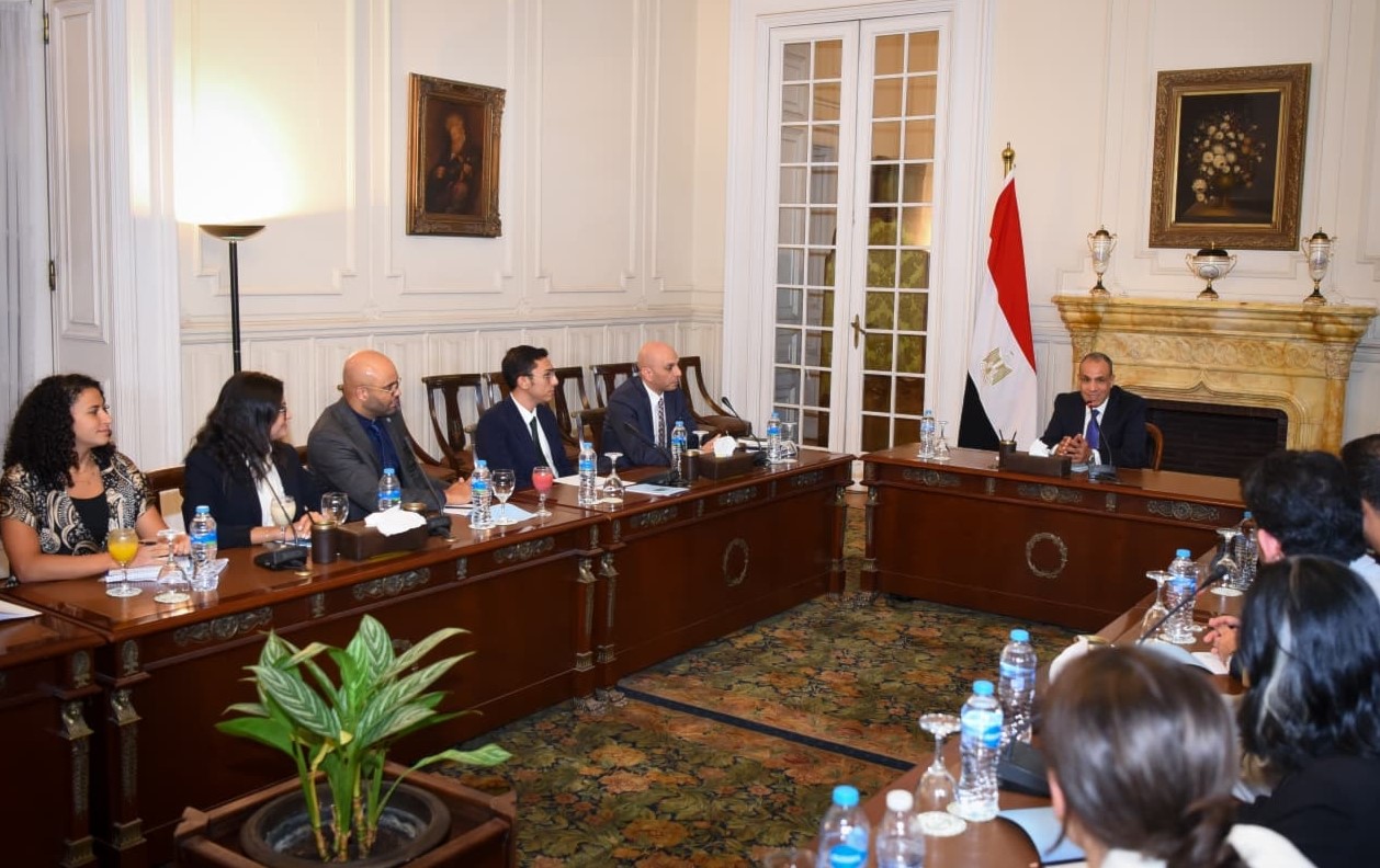 أخبار مصر - وزير الخارجية يلتقي المشاركين في برنامج زمالة «شفيق جبر» من مصر والولايات المتحدة