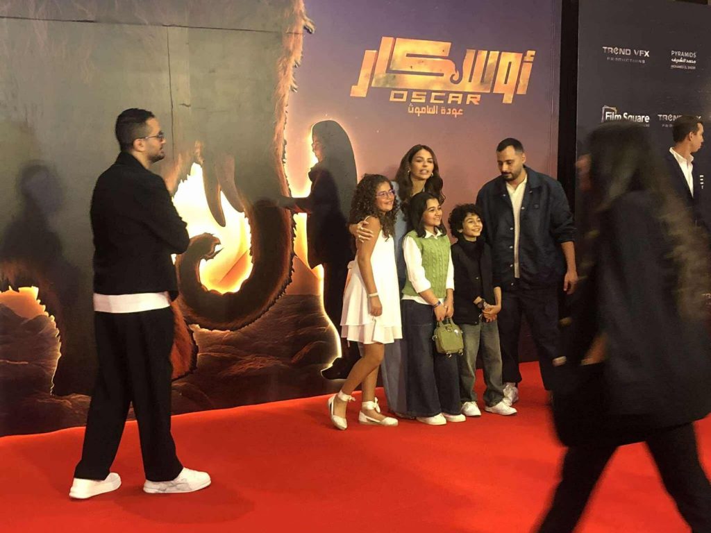 محطة مصر نيوز - هنادي مهنا تتألق في العرض الخاص لفيلم "أوسكار – عودة الماموث" بمدينة 6 أكتوبر