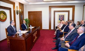 محطة مصر نيوز - فى أول زيارة منذ انتخابه مديراً عاماً لـ اليونسكو.. وزارة الخارجية تستقبل الدكتور خالد العناني