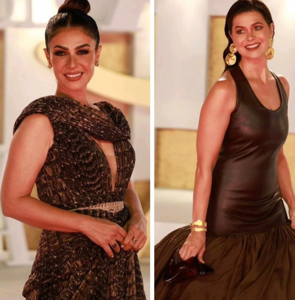 محطة مصر نيوز - تألقتا بلون واحد.. يسرا اللوزي وبسمة تخطفان الأنظار على السجادة الحمراء في مهرجان الجونة