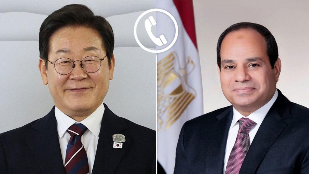أخبار مصر والعالم لحظة بلحظة - الرئيس السيسي يتلقى اتصالاً هاتفياً من رئيس كوريا الجنوبية