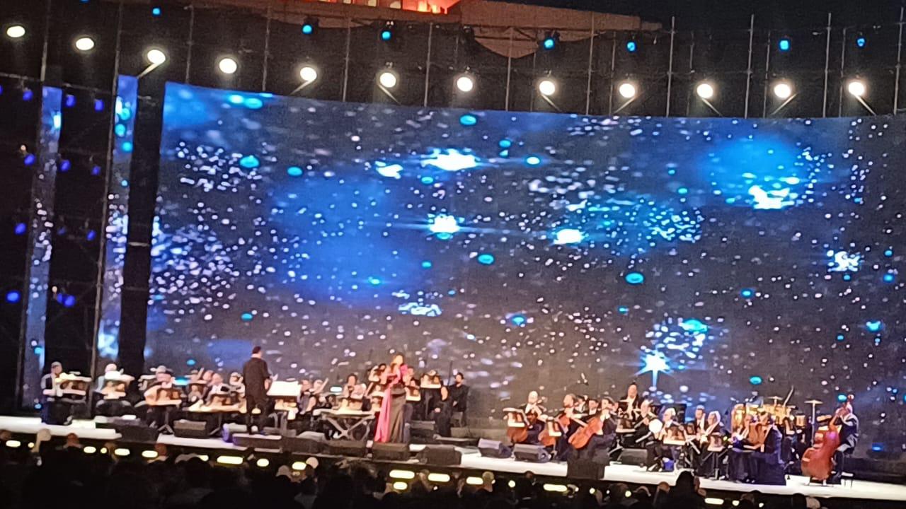 محطة مصر نيوز - أحمد سعيد ومي حسن يشعلان أجواء مهرجان الموسيقى العربية