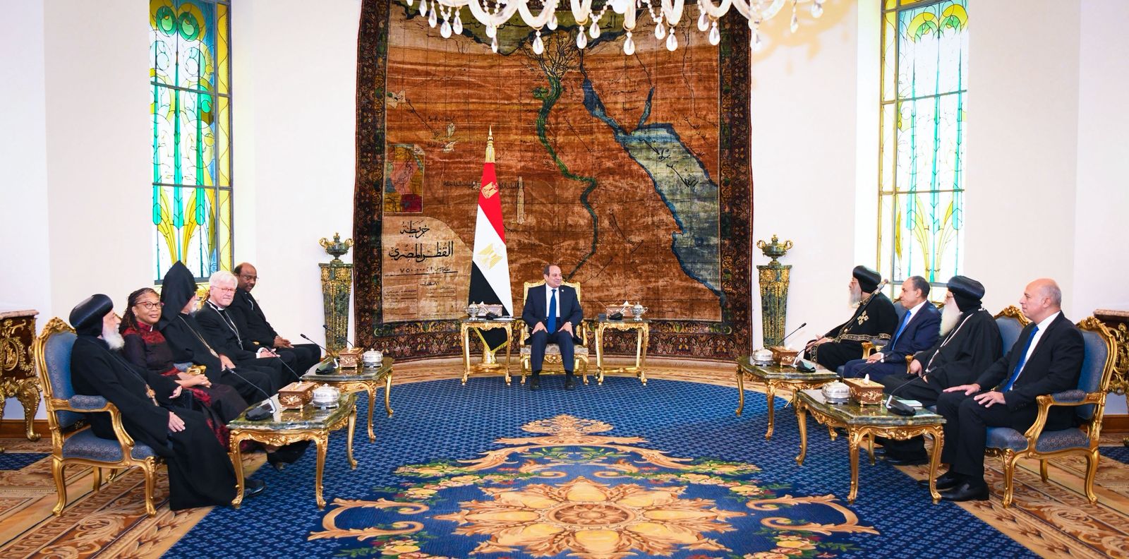 أخبار مصر والعالم لحظة بلحظة - الرئيس السيسي يلتقي وفد مجلس الكنائس العالمي