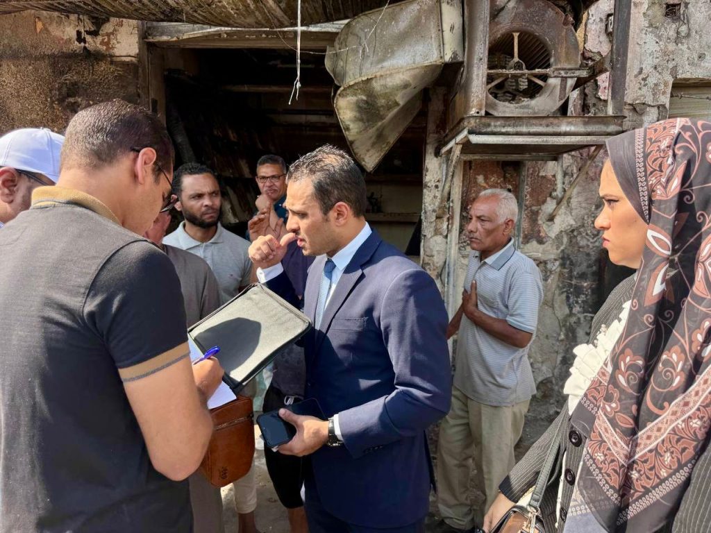 أخبار مصر - النيابة الإدارية تُعاين موقع اندلاع حريق بمخبز بمنطقة الشيخ هارون بمدينة أسوان