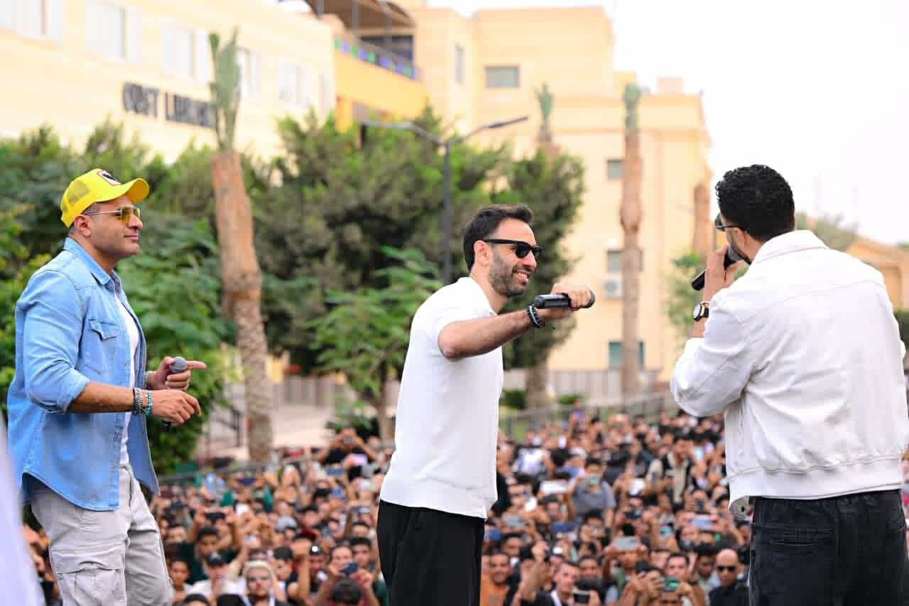 محطة مصر نيوز - واما تشعل حفل استقبال الطلاب بأجواء غنائية صاخبة.. و"يا قلبي" مفاجأة الموسم