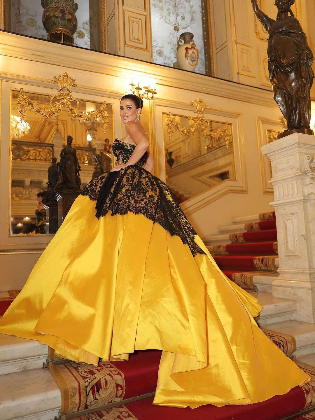 محطة مصر نيوز - جومانا مراد تتألق بإطلالة ملكية في حفل "ذا جراند بول" داخل قصر عابدين