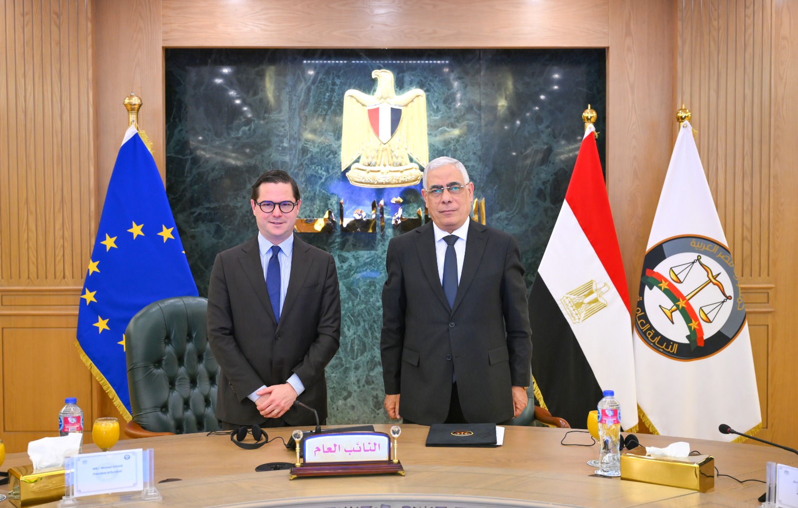 أخبار مصر والعالم لحظة بلحظة - لتعزيز التعاون القضائي الدولي.. النائب العام يستقبل رئيس وكالة «اليوروجست» ووفدًا من ممثلي الاتحاد الأوروبي