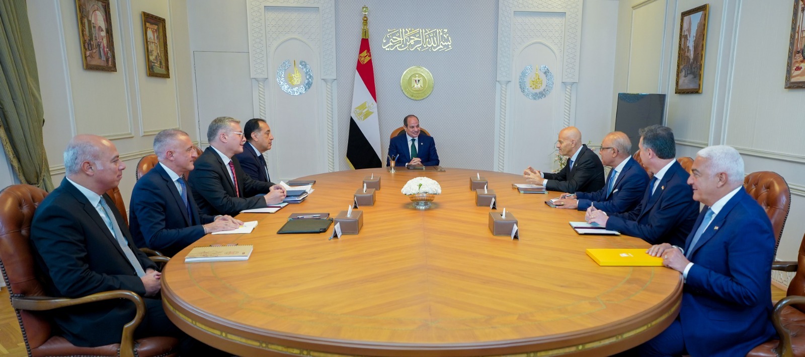 أخبار مصر - الرئيس السيسي يلتقي مدير شركة «إيني» الإيطالية