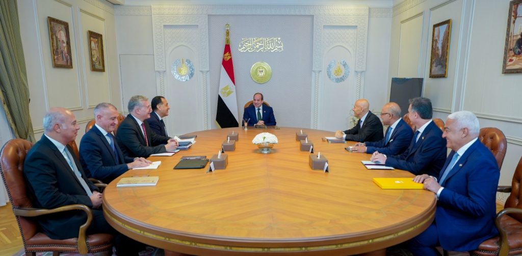 أخبار مصر - الرئيس السيسي يلتقي مدير شركة «إيني» الإيطالية