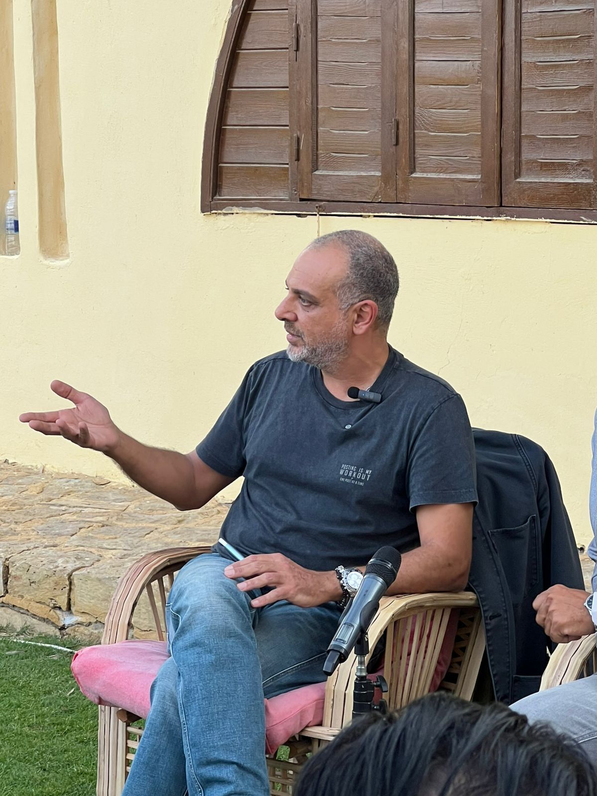 محطة مصر نيوز - تامر محسن في مهرجان الفيوم: يوسف شاهين أعظم من وجّه ممثل