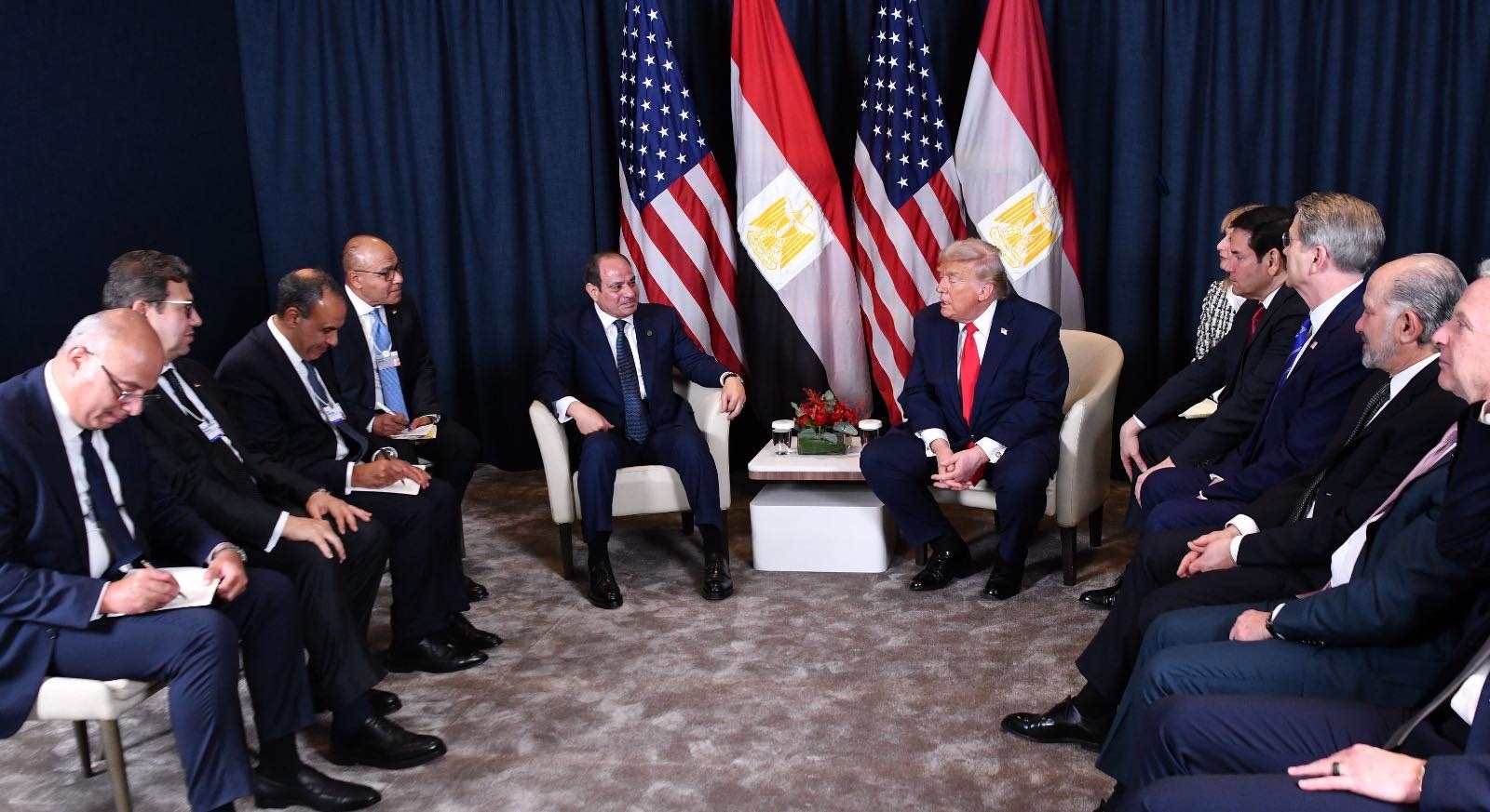 أخبار مصر - الرئيس السيسي يلتقي بالرئيس «ترامب» على هامش مشاركته في منتدى دافوس