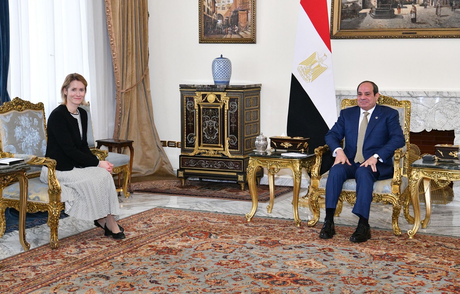 أخبار مصر والعالم لحظة بلحظة - الرئيس السيسي يستقبل الممثلة العليا للشؤون الخارجية والسياسة الأمنية للاتحاد الأوروبي