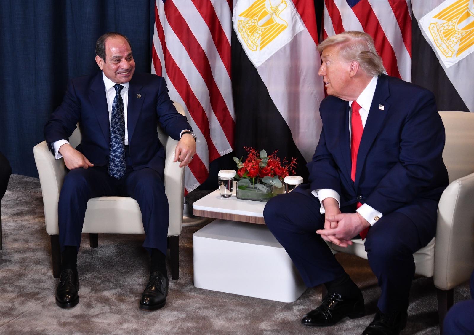 أخبار مصر - الرئيس السيسي يلتقي بالرئيس «ترامب» على هامش مشاركته في منتدى دافوس