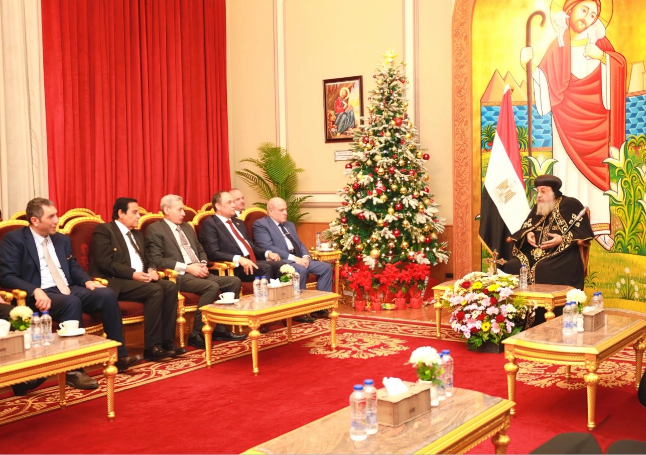 أخبار مصر والعالم لحظة بلحظة - رئيس هيئة النيابة الإدارية يُهنئ قداسة البابا تواضروس الثاني بمناسبة عيد الميلاد المجيد