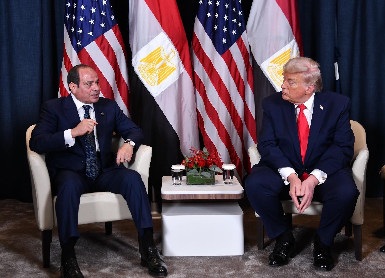 أخبار مصر - الرئيس السيسي يلتقي بالرئيس «ترامب» على هامش مشاركته في منتدى دافوس