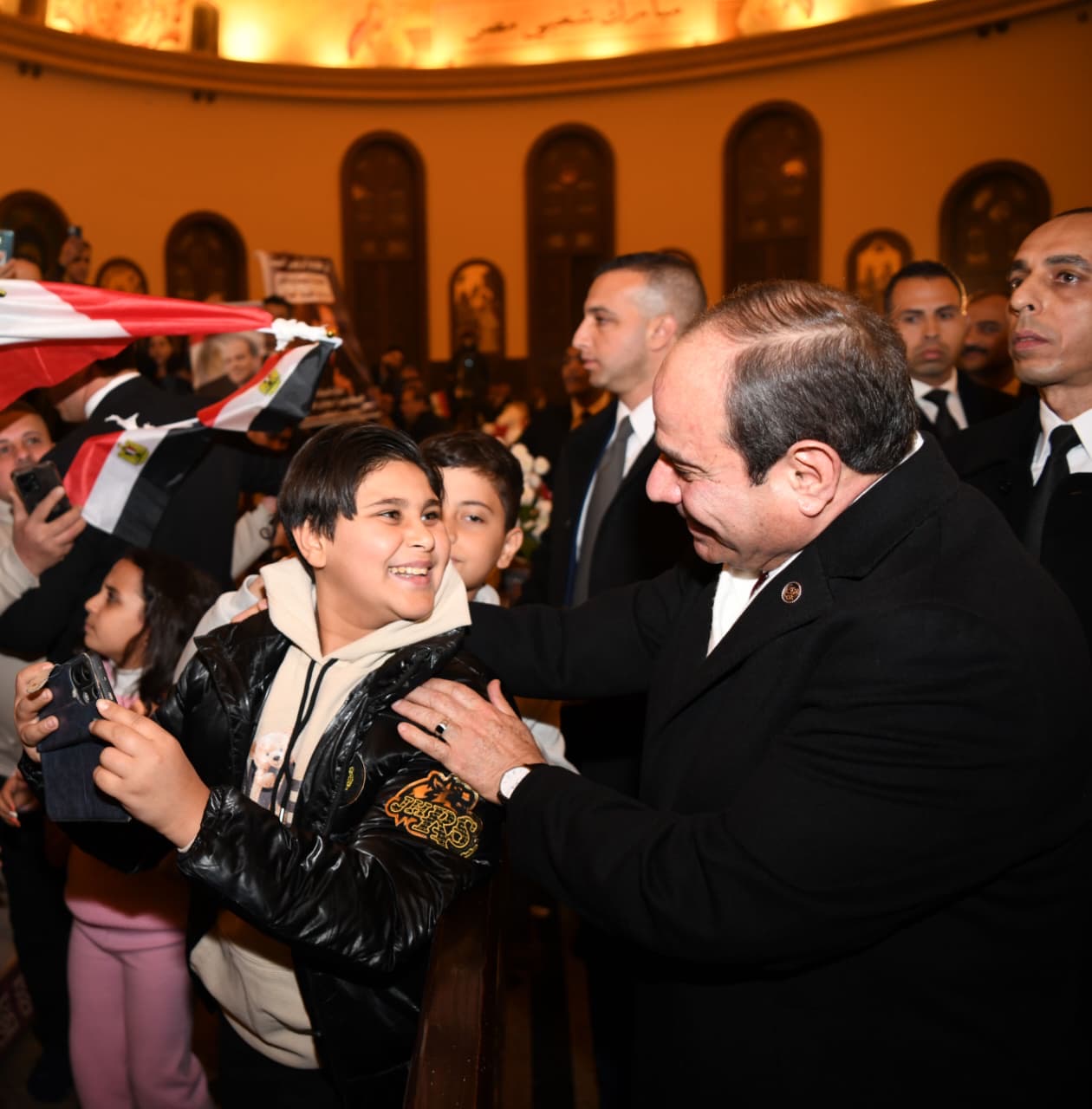 أخبار مصر - الرئيس عبد الفتاح السيسى يصل كاتدرائية ميلاد المسيح بالعاصمة الجديدة للتهنئة بعيد الميلاد