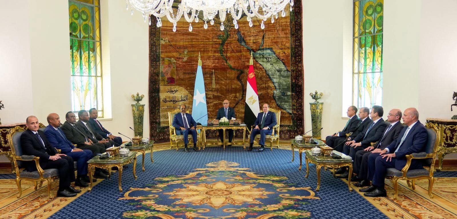 أخبار مصر والعالم لحظة بلحظة - الرئيس عبد الفتاح السيسي يستقبل رئيس جمهورية الصومال الفيدرالية