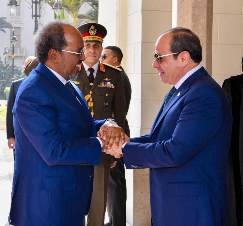 أخبار مصر والعالم لحظة بلحظة - الرئيس عبد الفتاح السيسي يستقبل رئيس جمهورية الصومال الفيدرالية