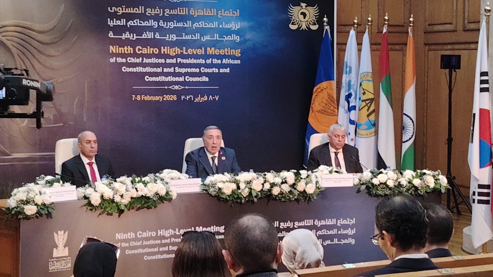 أخبار مصر - رئيس المحكمة الدستورية العليا يؤكد حرص مصر على نقل خبراتها الدستورية إلى الأشقاء الأفارقة