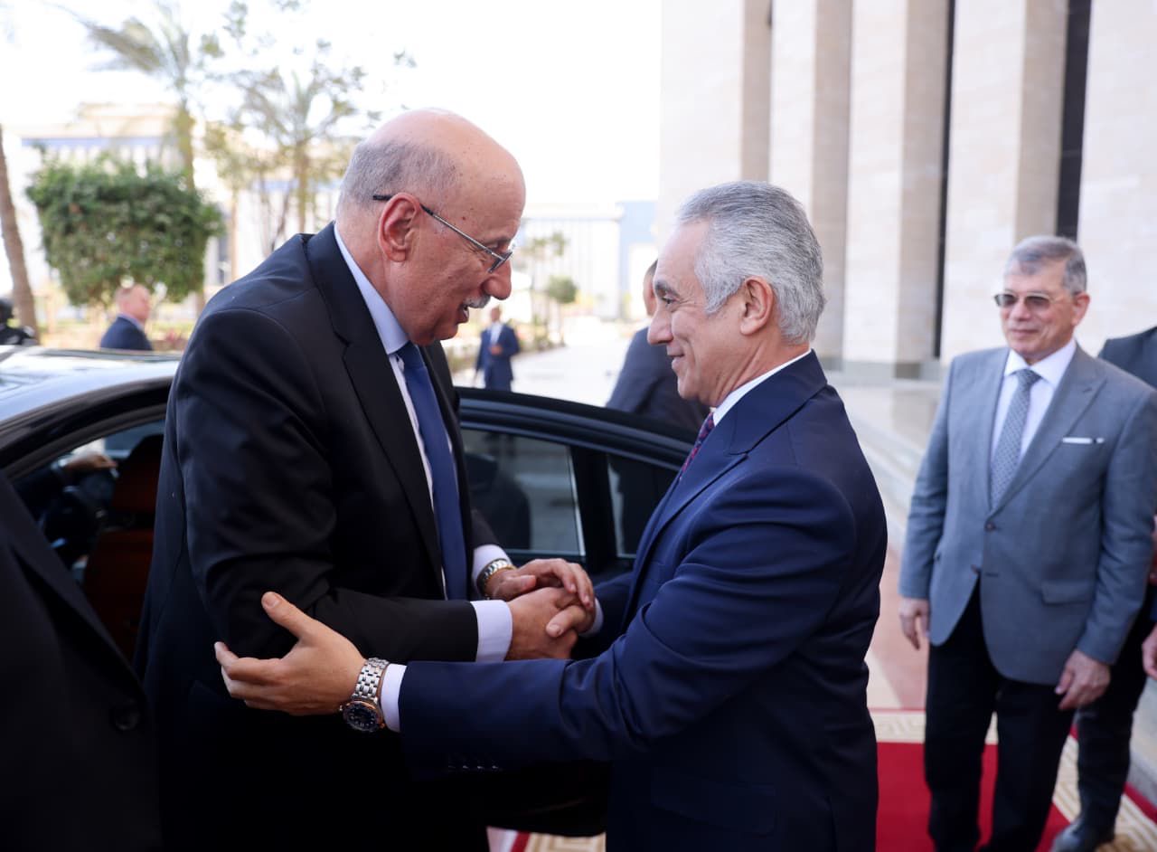 محطة مصر نيوز - رئيس مجلس القضاء الأعلى يهنئ وزير العدل بتولي مهام منصبه