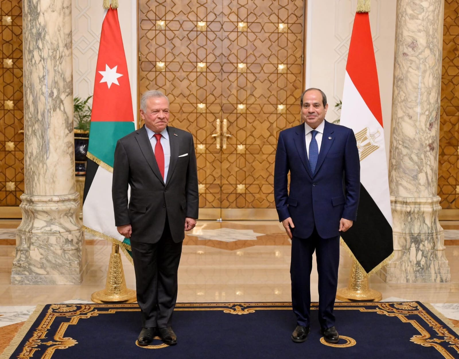 أخبار مصر والعالم لحظة بلحظة - الرئيس السيسي يستقبل العاهل الأردني الملك عبد الله الثاني ابن الحسين