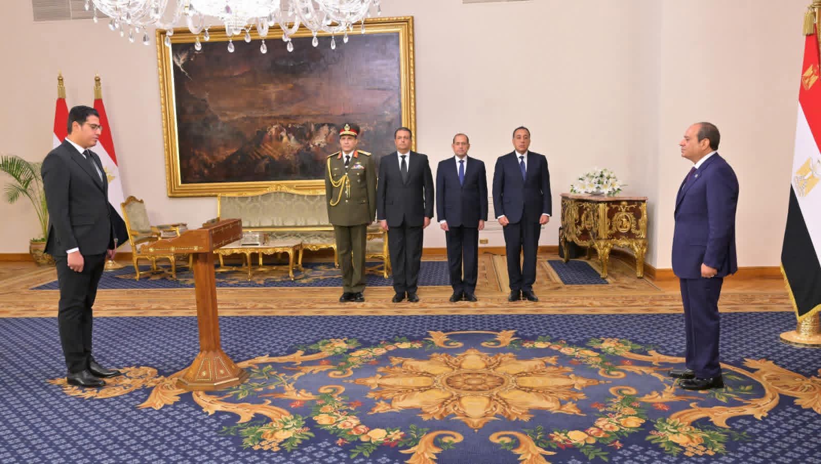 محطة مصر نيوز - الرئيس السيسي يشهد أداء المحافظين ونواب المحافظين الجدد اليمين الدستورية