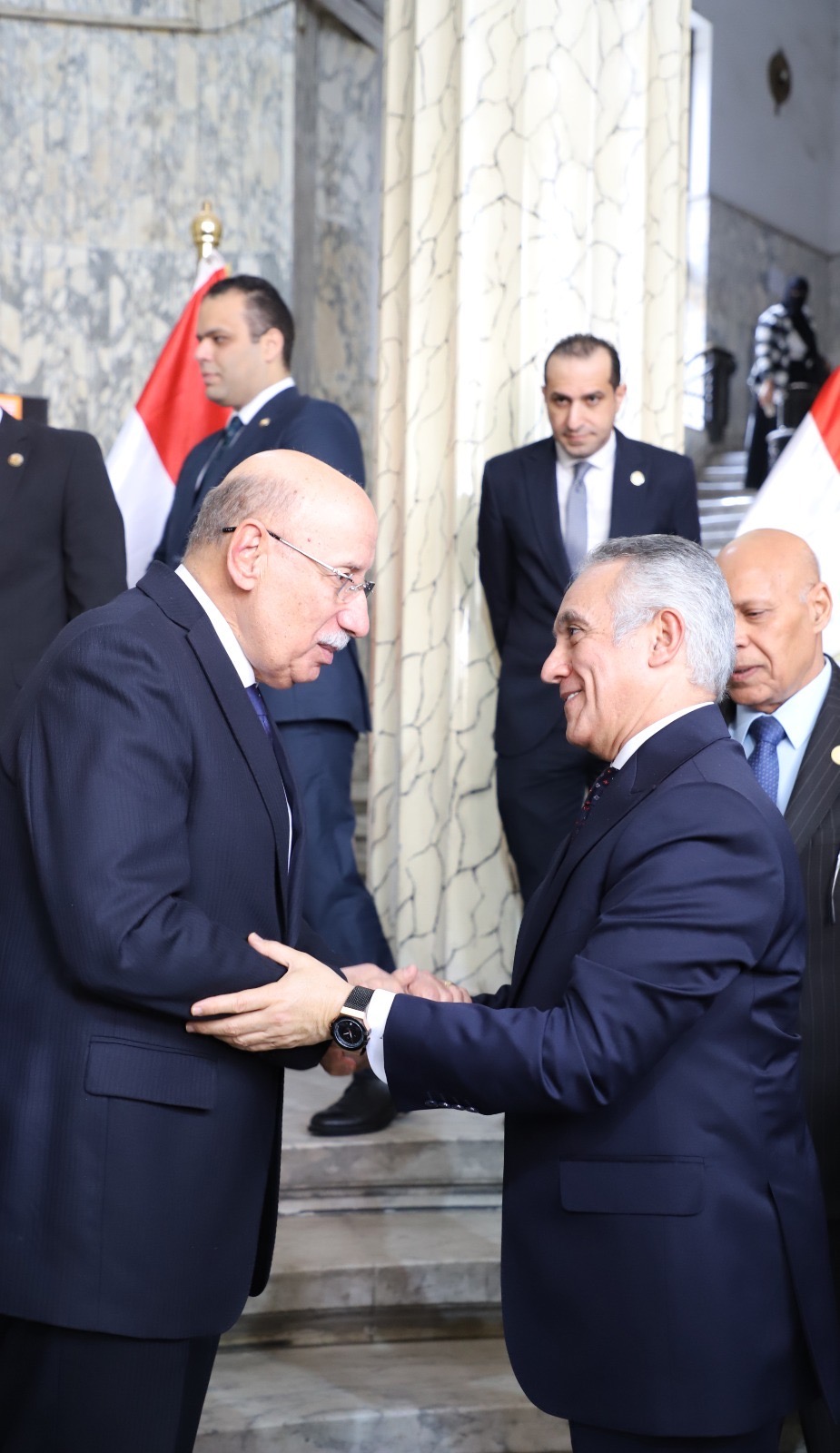 محطة مصر نيوز - رئيس مجلس القضاء الأعلى يشهد توقيع بروتوكول لإطلاق منظومة إلكترونية مؤمنة لتداول الطعون بالنقض