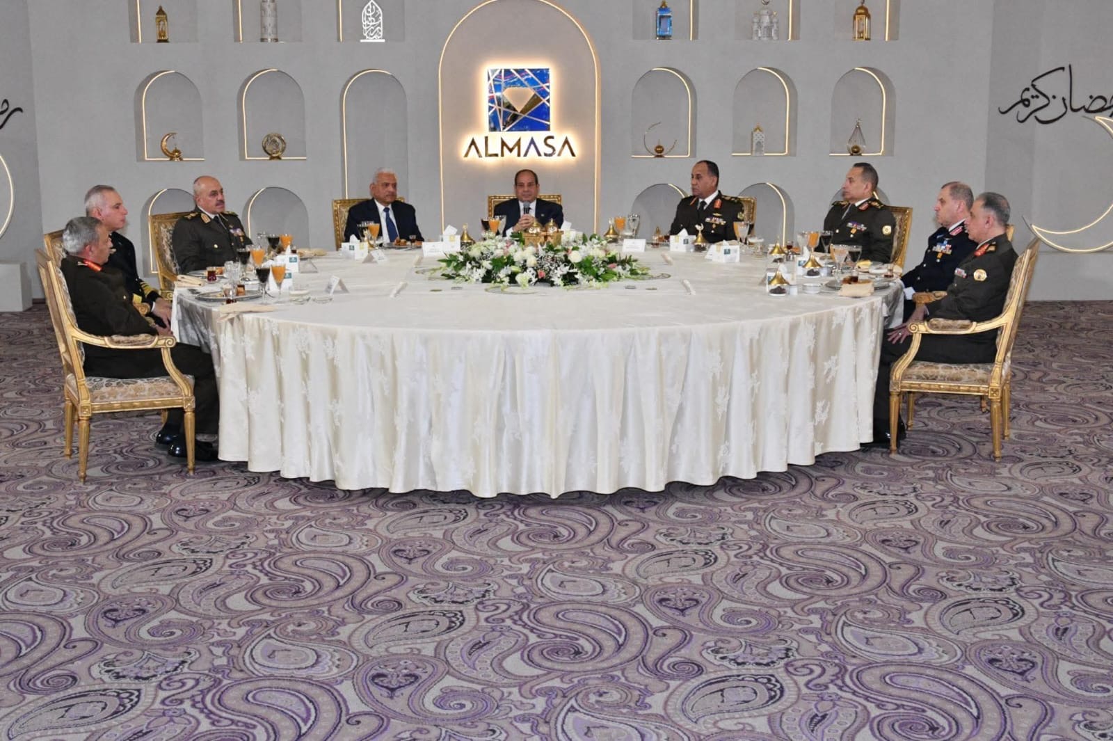 محطة مصر نيوز - الرئيس السيسي يشهد حفل تكريم الفريق أول عبد المجيد صقر وزير الدفاع السابق