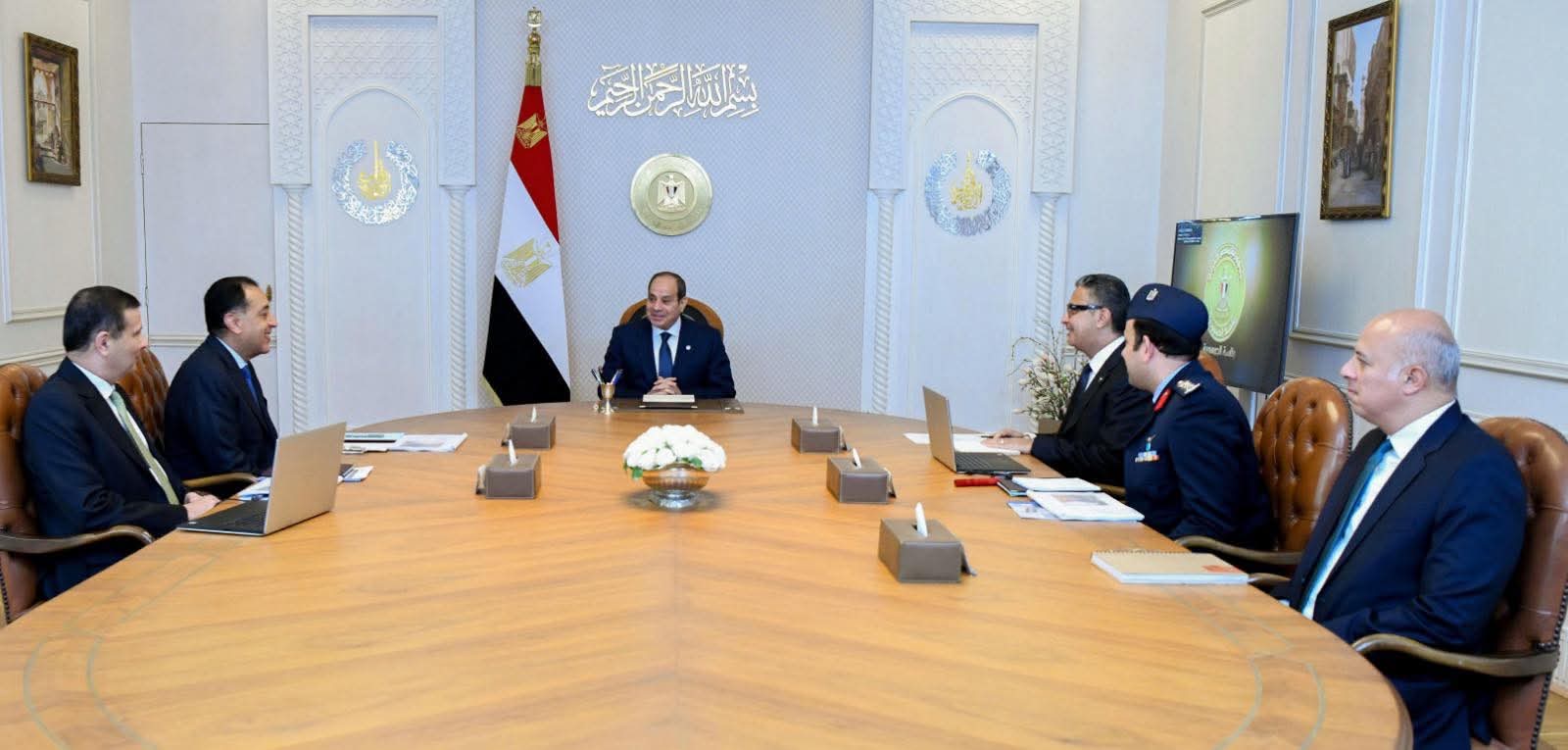 محطة مصر نيوز - الرئيس السيسي يوجّه بضبط الأسعار.. وتوافر السلع استعدادًا لرمضان