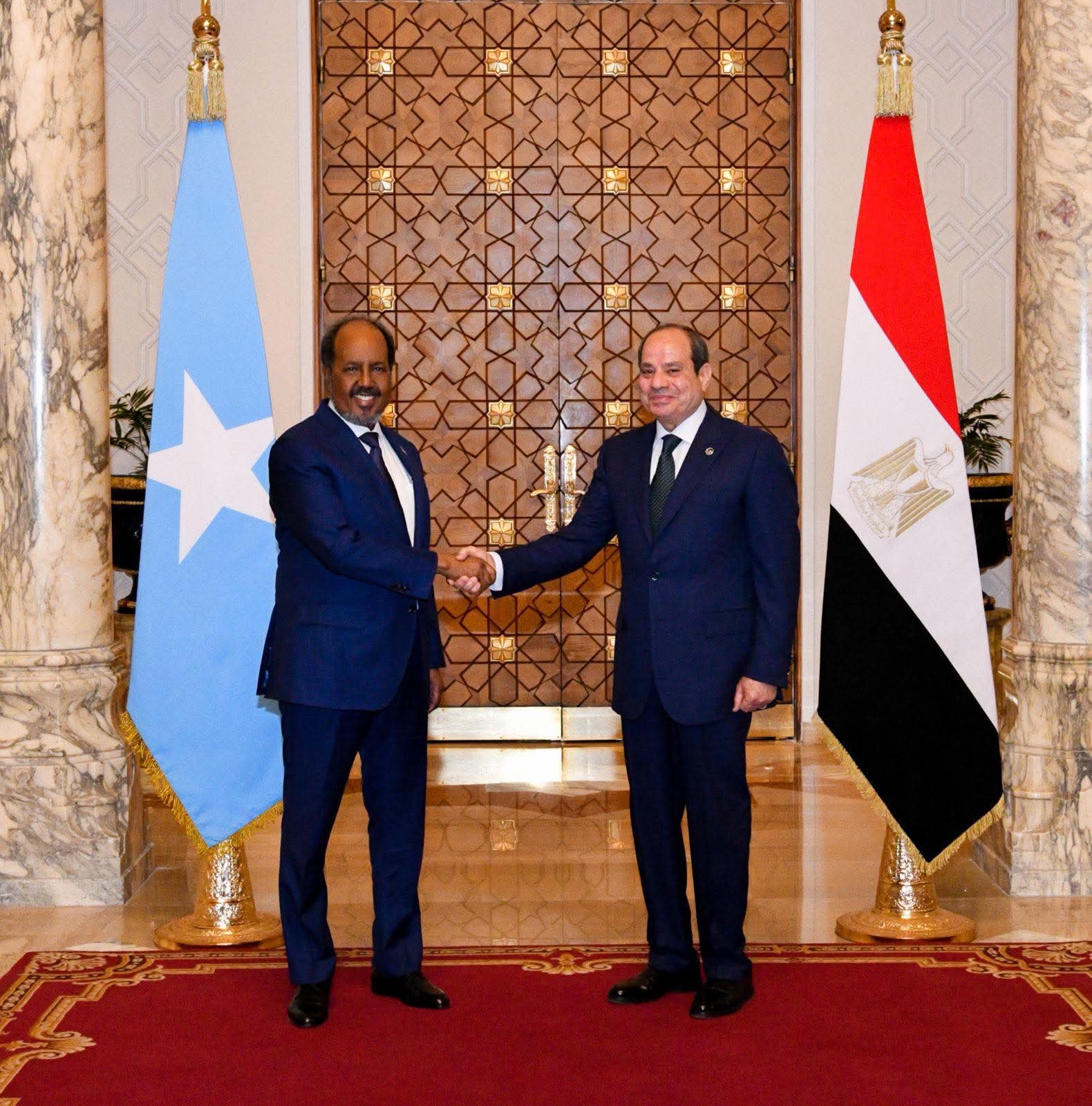 أخبار مصر والعالم لحظة بلحظة - الرئيس عبد الفتاح السيسي يستقبل رئيس جمهورية الصومال الفيدرالية