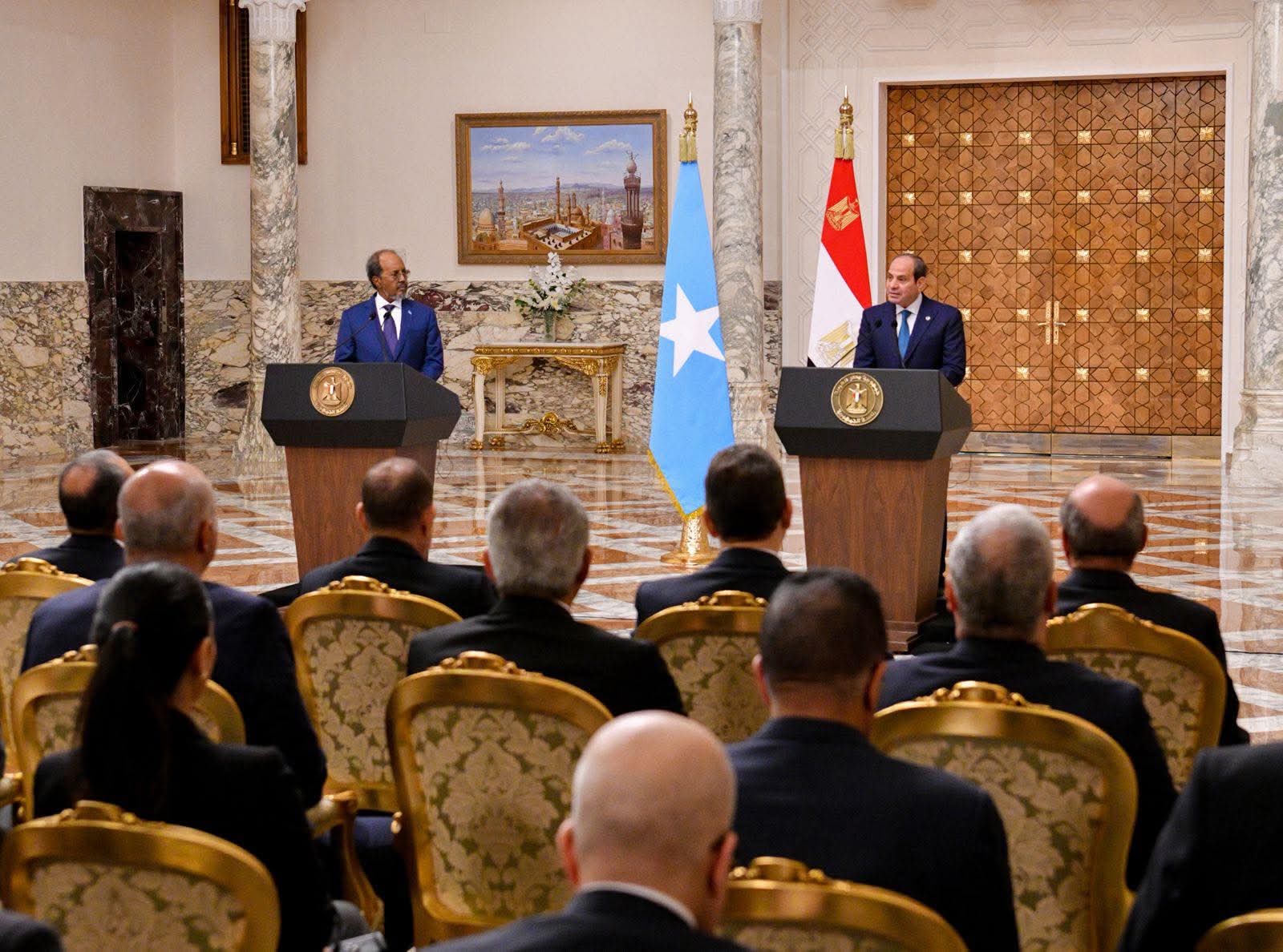أخبار مصر والعالم لحظة بلحظة - الرئيس عبد الفتاح السيسي يستقبل رئيس جمهورية الصومال الفيدرالية