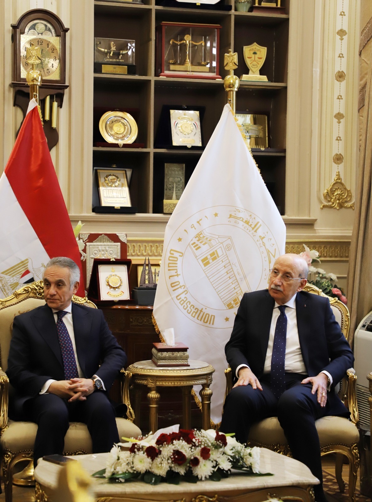 محطة مصر نيوز - رئيس مجلس القضاء الأعلى يشهد توقيع بروتوكول لإطلاق منظومة إلكترونية مؤمنة لتداول الطعون بالنقض