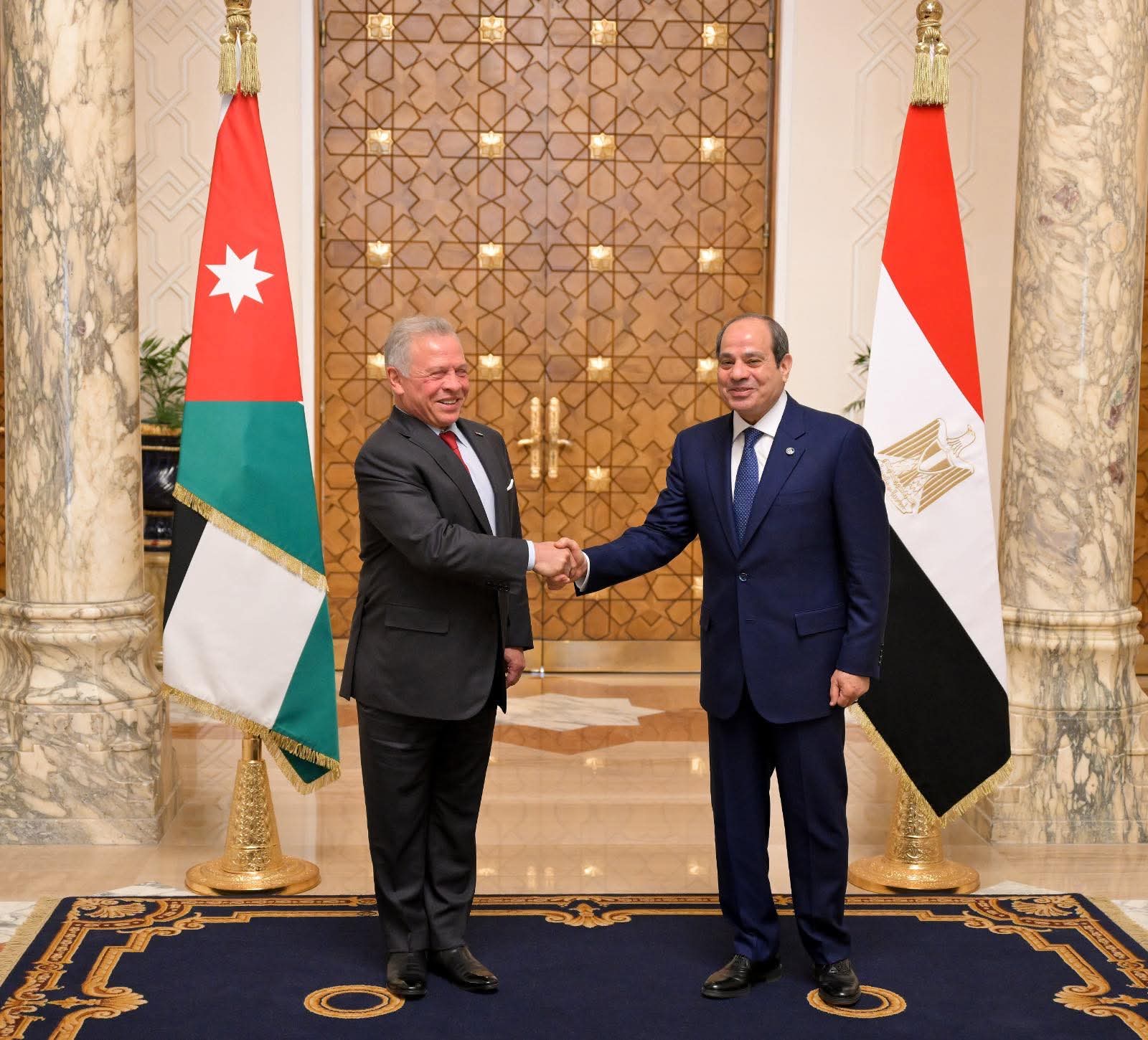 أخبار مصر والعالم لحظة بلحظة - الرئيس السيسي يستقبل العاهل الأردني الملك عبد الله الثاني ابن الحسين
